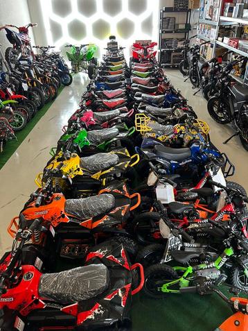 Nieuwe quads en crossers voor kinderen. Electrische/benzine beschikbaar voor biedingen
