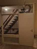 Gebruikte binnendeur met glas, Ophalen, Gebruikt, Binnendeur, 200 tot 215 cm