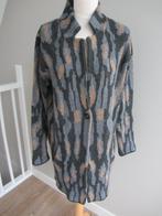 Vest 38, grijstinten/l.bruin, knoop, zakken, z.g.a.n., Kleding | Dames, Maat 38/40 (M), Ophalen of Verzenden, Zo goed als nieuw