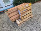 Superstevige palletkisten en 1 pallet, Ophalen, Zo goed als nieuw, 50 mm of meer, Pallet