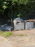 Beton klinkers antraciet, Tuin en Terras, Tegels en Klinkers, Gebruikt, Klinkers, Ophalen of Verzenden, 10 m² of meer