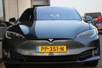 Tesla Model S 90D Base €38653 Incl BTW 422PK | Panoramdak, 2123 kg, Origineel Nederlands, Te koop, Zilver of Grijs