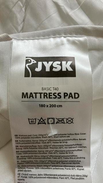 Jysk matrastop180x200 NIEUW beschikbaar voor biedingen