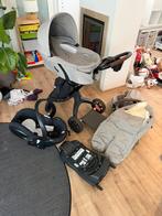 Stokke kinderwagen zeer complete set, Gebruikt, Combiwagen, Verstelbare duwstang, Ophalen