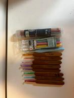 18 haaknaalden in verschillende diktes, Ophalen of Verzenden, Zo goed als nieuw