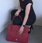 Luxe Rode Leren Bally Tas Zakelijk | Nieuwstaat | Echt Leer, Ophalen of Verzenden, Zo goed als nieuw, Rood, Overige typen