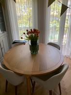 Zuiver storm eettafel - 130cm, Ophalen, 100 tot 150 cm, Rond, Zo goed als nieuw