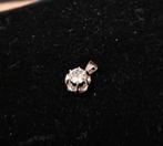 Gouden hangertje met diamant 0,28kt F/VS, Ophalen of Verzenden, Zo goed als nieuw, Met edelsteen, Goud