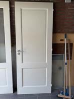 2 houten paneeldeuren en 1 gladde opdekdeur, 80 tot 100 cm, Binnendeur, Ophalen of Verzenden, Zo goed als nieuw