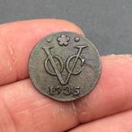 Voc duit Holland 1735 - bodemvondsten - voc munt - duitje, Postzegels en Munten, Munten | Nederland, Ophalen of Verzenden, Vóór koninkrijk
