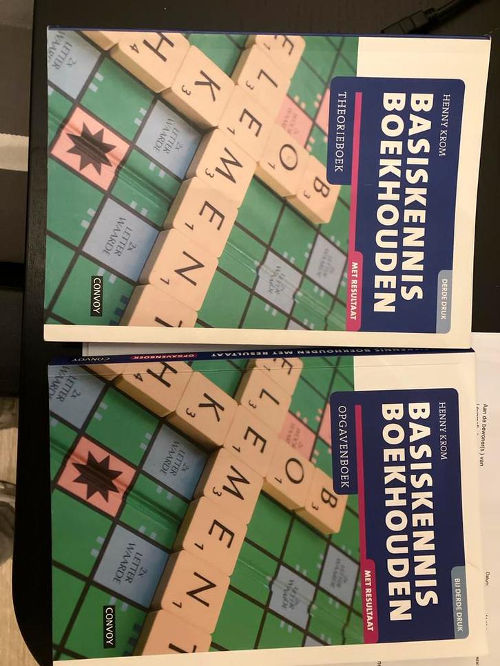 Henny Krom - Basiskennis boekhouden, Boeken, Studieboeken en Cursussen, Zo goed als nieuw, MBO, Alpha, Ophalen of Verzenden