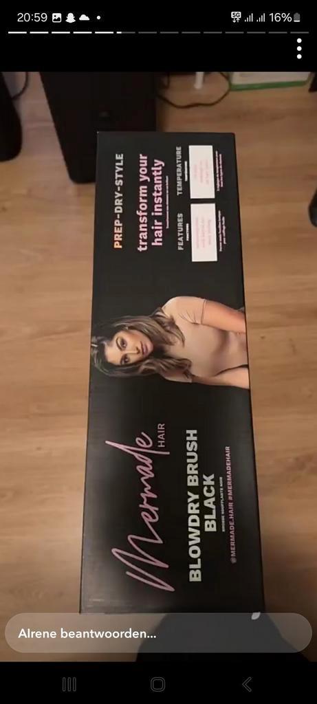 Mermade hair brush infrared koopje, Sieraden, Tassen en Uiterlijk, Uiterlijk | Haarverzorging, Zo goed als nieuw, Ophalen of Verzenden