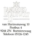 957748	Beetsterzwaag	Friesland	Landgoed	Lauswolt	 Nette oude, Verzamelen, Ansichtkaarten | Nederland, Ophalen of Verzenden, Ongelopen