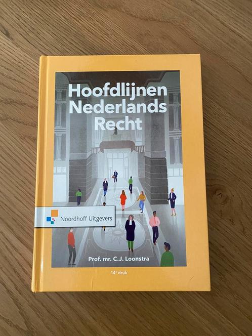 Prof.Mr.C.J. Loonstra - Hoofdlijnen Nederlands recht, Boeken, Wetenschap, Zo goed als nieuw, Ophalen of Verzenden