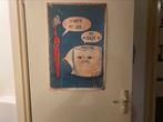 Badkamer/wc poster, Ophalen, Zo goed als nieuw, Wit, Overige typen