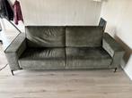 Groen zacht aanvoelende bank dit stevig zit., Ophalen, Gebruikt, Driepersoons, 75 tot 100 cm