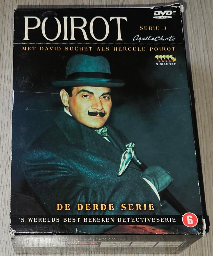 Poirot - Serie 3 - 5DVD Boxset - Agatha Christie, Ophalen of Verzenden