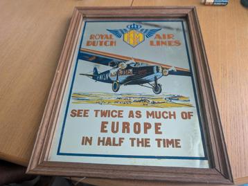 Klm reclamespiegel beschikbaar voor biedingen