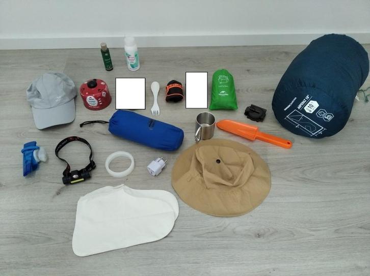 Complete kampeeruitrusting – grotendeels nieuw, Caravans en Kamperen, Camper-accessoires, Nieuw, Ophalen of Verzenden