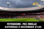 FEYENOORD - PEC Zwolle tickets | Vak Z2 aan het veld, Tickets en Kaartjes, Sport | Voetbal, Seizoenskaart, Drie personen of meer