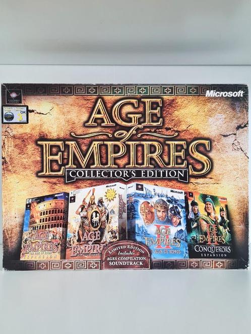 Age of Empires: Collector's Edition - PC Big Box, Spelcomputers en Games, Games | Pc, Gebruikt, Strategie en Constructie, 1 speler