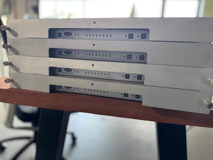 4x Lacie 8BIG RAID systeem 19 inch 96TB Thunderbolt, Computers en Software, Harde schijven, Gebruikt, Server, Extern, HDD, Thunderbolt