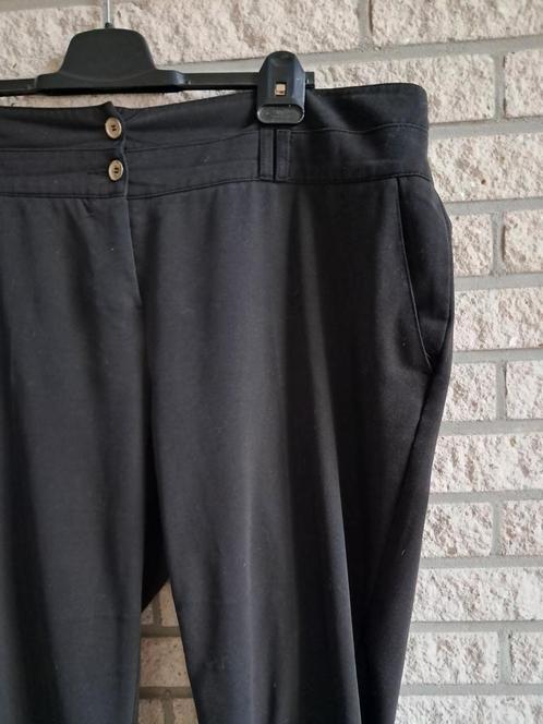 Zwarte pantalon van Miss Etam. Maat 46., Kleding | Dames, Broeken en Pantalons, Zo goed als nieuw, Maat 46/48 (XL) of groter, Zwart
