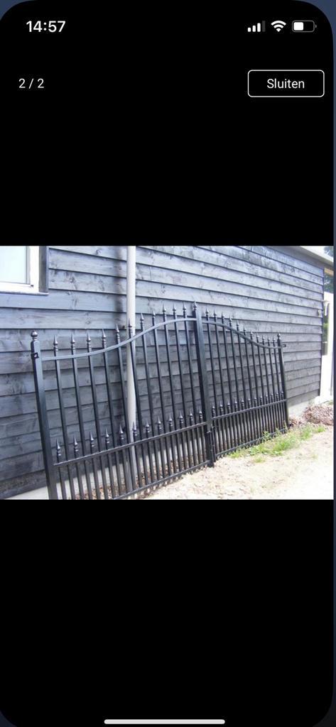 SIERPOORTEN TUINPOORTEN INRIJPOORTEN, Tuin en Terras, Tuinhekken en Hekwerk, Nieuw, Tuinhek, IJzer, Ophalen