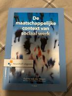 De Maatschappelijke Context van Sociaal Werk, Boeken, Ophalen of Verzenden, Zo goed als nieuw, HBO