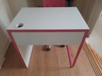 Wit (met roze) Ikea kinderbureau met roze bureaustoel, Huis en Inrichting, Bureaus, Ophalen, Gebruikt, Bureau