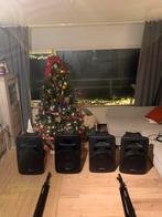 4x Skytech Active Speaker's Soundsystem, Audio, Tv en Foto, Overige merken, Ophalen of Verzenden, Zo goed als nieuw, Complete surroundset