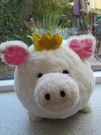 Varken Funky PIGGY family wit met kroontje meet ca 35 cm, Kinderen en Baby's, Speelgoed | Knuffels en Pluche, Ophalen of Verzenden