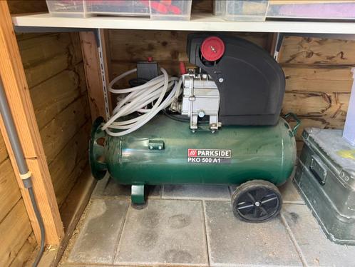 Compressor 50liter, Doe-het-zelf en Verbouw, Compressors, Zo goed als nieuw, 6 tot 10 bar, 25 tot 100 liter, 200 tot 400 liter/min