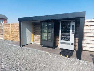 Overkapping voor automaten. beschikbaar voor biedingen