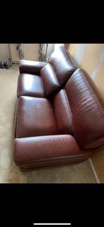 Milano  Italy  bank (leer)., Huis en Inrichting, Banken | Sofa's en Chaises Longues, Ophalen, Zo goed als nieuw, Leer