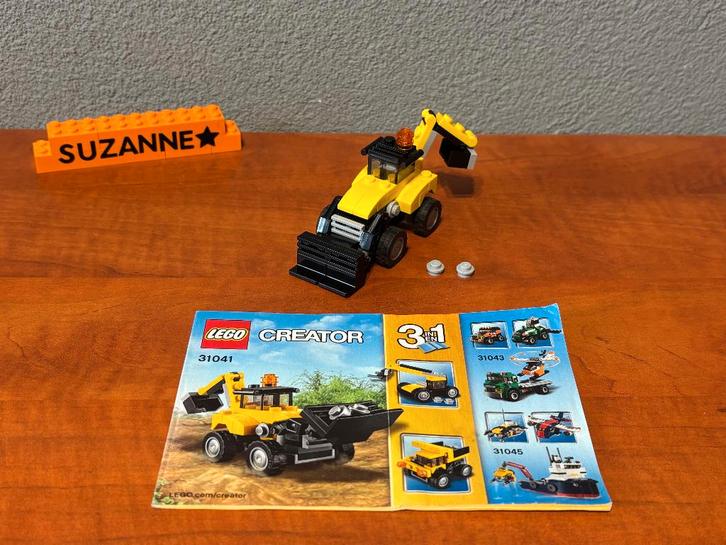 Lego 31041 - Creator 3in1 - Construction Verhicles, Kinderen en Baby's, Speelgoed | Duplo en Lego, Zo goed als nieuw, Lego, Complete set