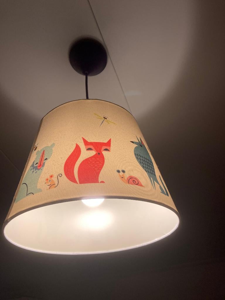 vrolijke lamp kinderkamer, Ophalen of Verzenden, Zo goed als nieuw, Lamp