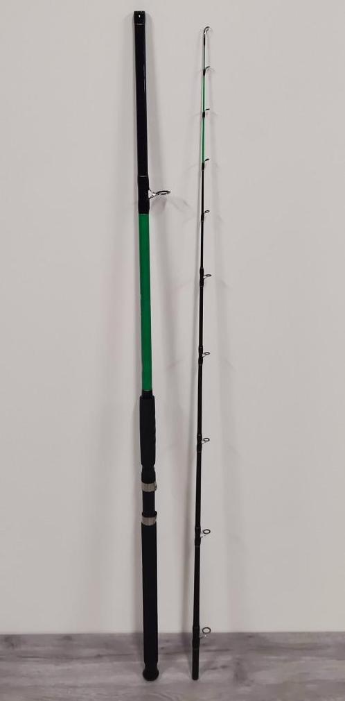 NIEUW Boothengel Fiber Green 2,70 Meter 50-150 Gram, Watersport en Boten, Hengelsport | Zeevissen, Nieuw, Werphengel, Ophalen