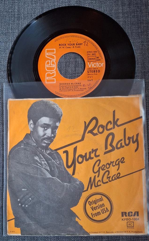 George McCrae - Rock Your Baby 7" Single, Cd's en Dvd's, Cd's | Overige Cd's, Gebruikt, Ophalen of Verzenden