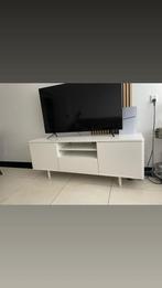 Moderne TV kast, Ophalen, Kunststof, 100 tot 150 cm, Zo goed als nieuw