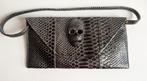 Skull clutch Philipp Plein tas met strass, Verzenden, Nieuw, Grijs, Overige merken