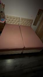 2x 1-persoonsbedden (90x200) met matrassen, Ophalen of Verzenden, Zo goed als nieuw, Eenpersoons, 90 cm