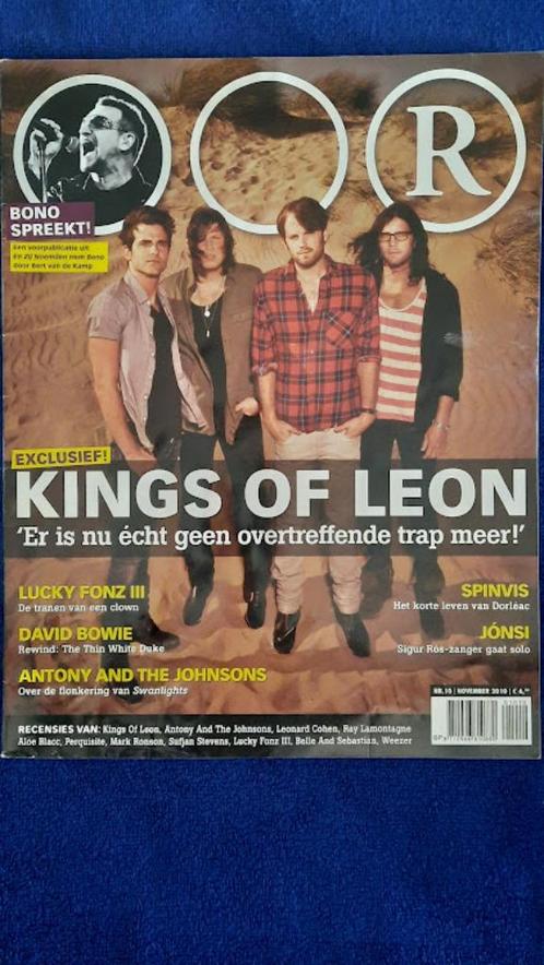 OOR 10-2010 Kings of Leon Bono Lucky Fonz David Bowie Anton, Boeken, Tijdschriften en Kranten, Zo goed als nieuw, Muziek, Film of Tv