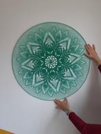Gehaakte Mandala Wanddecoratie, Huis en Inrichting, Woonaccessoires | Wanddecoraties, Ophalen of Verzenden, Zo goed als nieuw