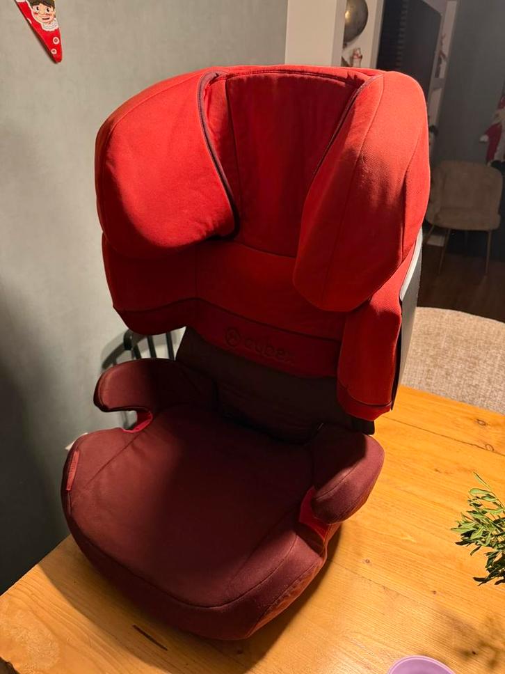 De CYBEX Solution X-Fix autostoel, Kinderen en Baby's, Autostoeltjes, Gebruikt, Overige merken, 15 t/m 36 kg, Autogordel of Isofix