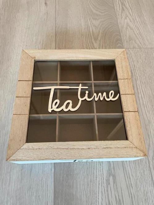 Theedoos Tea Time - Xenos, Huis en Inrichting, Keuken | Keukenbenodigdheden, Gebruikt, Ophalen of Verzenden