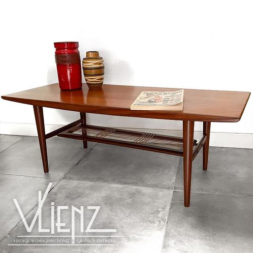 Vintage Midcentury Wébé Salontafel Louis van Teeffelen tafel, Verzamelen, Retro, Huis en Inrichting, Ophalen