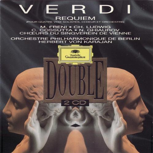 2 CD - Herbert von Karajan - Verdi - Requiem - 1972, Cd's en Dvd's, Cd's | Klassiek, Zo goed als nieuw, Kamermuziek, Romantiek
