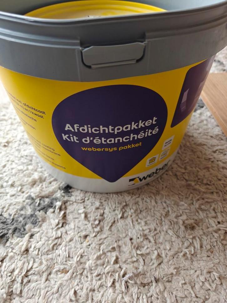 Weber Afdichtingspasta Restant - 2.4kg, Doe-het-zelf en Verbouw, Isolatie en Afdichting, Overige materialen, Minder dan 4 cm, Minder dan 5 m²