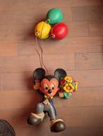 Vintage Mickey met ballonnen beeld, Ophalen, Mickey Mouse, Gebruikt, Beeldje of Figuurtje